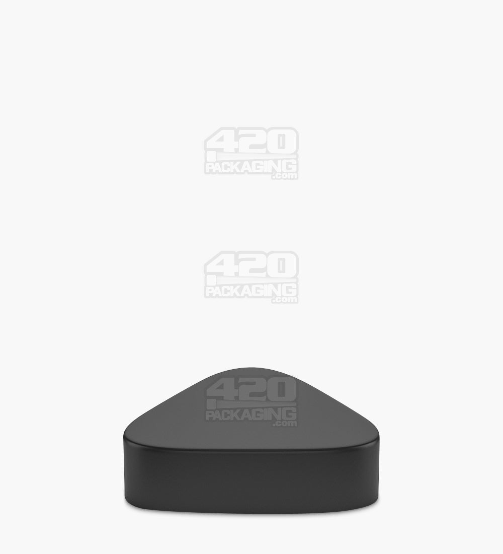 24mm Clear 5ml Glass Triangle Concentrate Jar With Black Cap 240/Box - 9