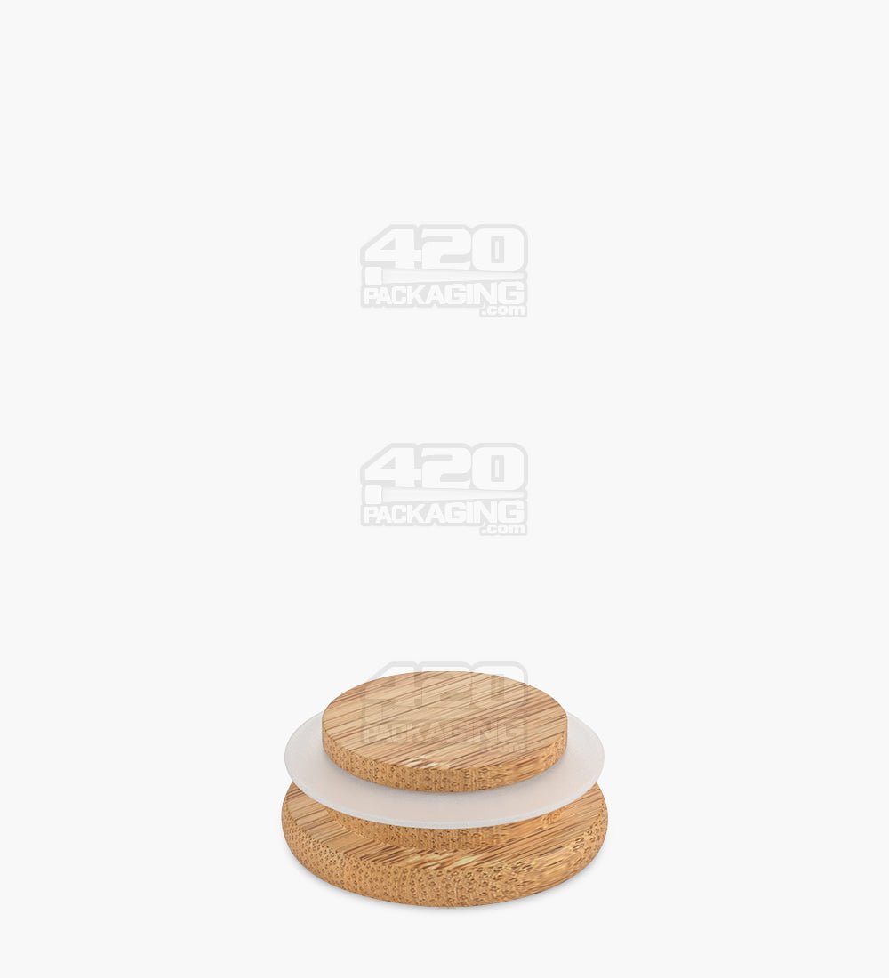 2oz Straight-Sided Clear Glass Screw Top Jars With White Lid 240/Box - 9
