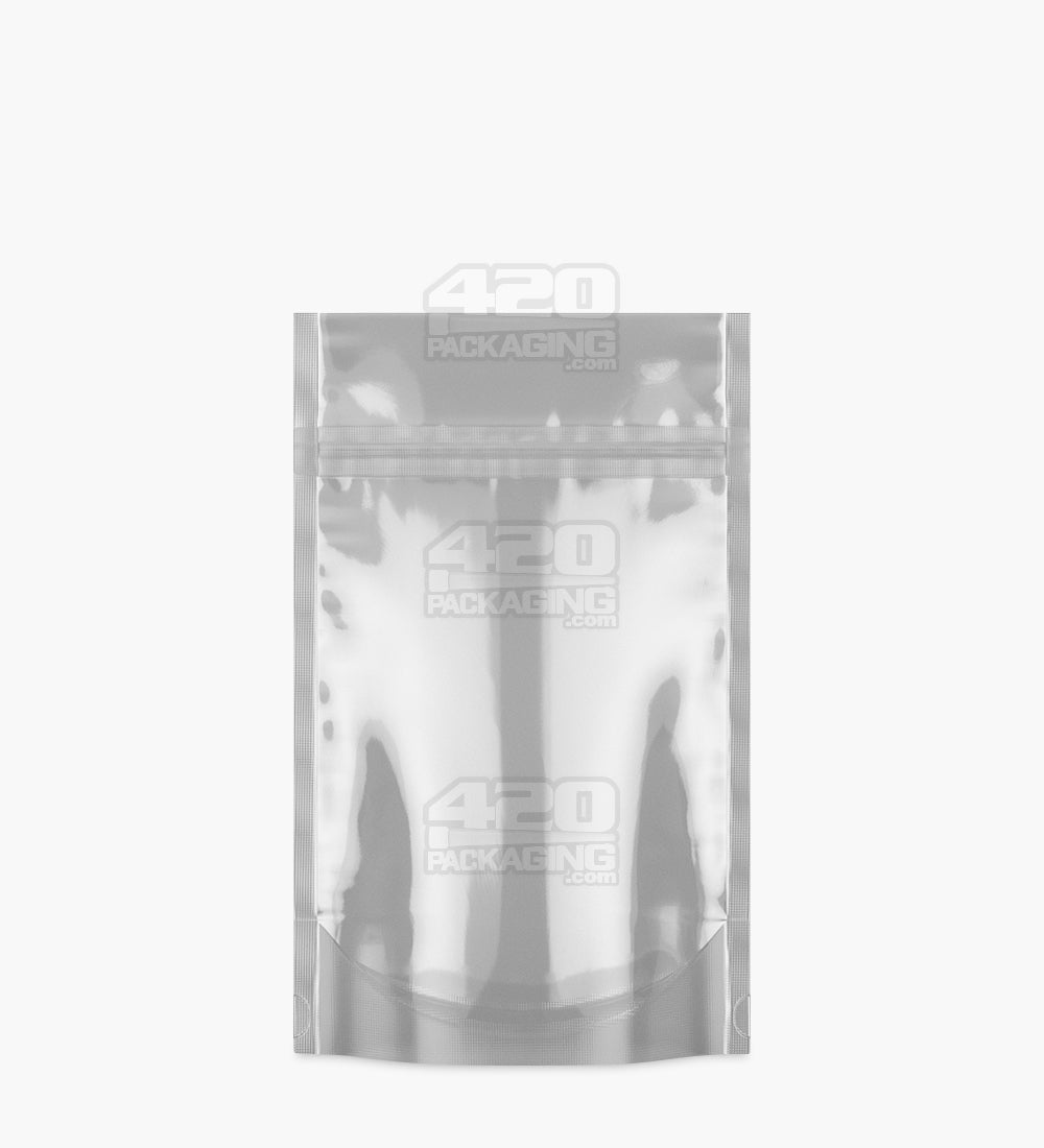 Tamper Evident | Glossy Black Vista Mylar Bags (No Tear Notch) | 4in x 6.5in - 7g - 1000 Count