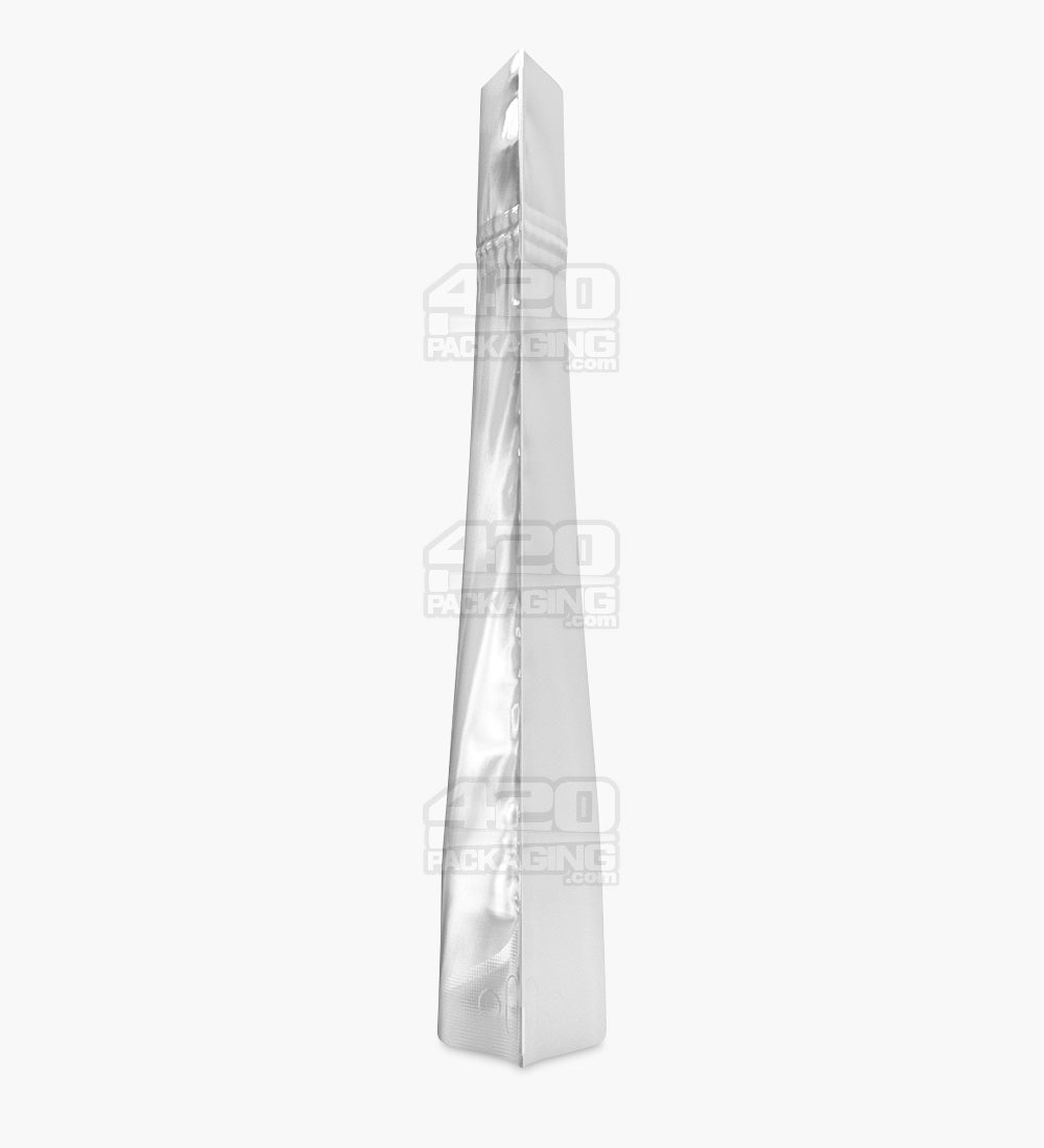 Tamper Evident | Matte White Vista PCR Mylar Bags (Tear Notch) | 5in x 8.1in - 14g - 1000 Count