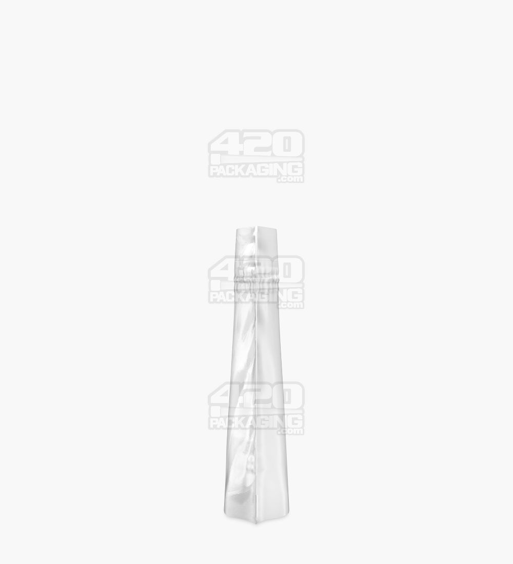 Tamper Evident | Matte White Vista Mylar Bags (Tear Notch) | 3.6in x 5in - 3.5g - 1000 Count