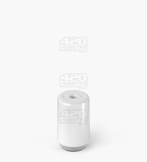 RAE White Plastic Round Vape Mouthpiece for Hand Press Plastic Cartridges 400/Box