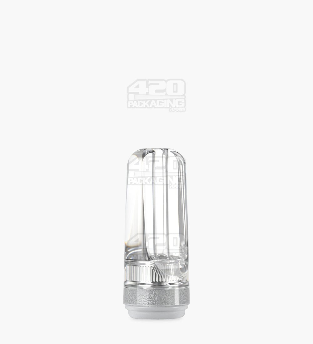 RAE Clear Plastic Flat Vape Mouthpiece for Arbor Press Plastic Cartridges 3600/Box - 2