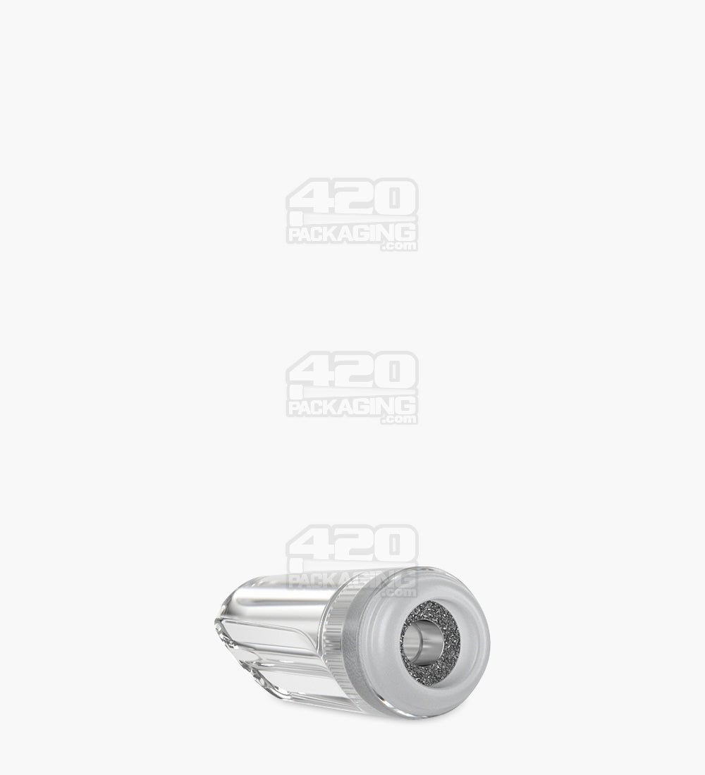 RAE Clear Plastic Flat Vape Mouthpiece for Arbor Press Plastic Cartridges 3600/Box - 6