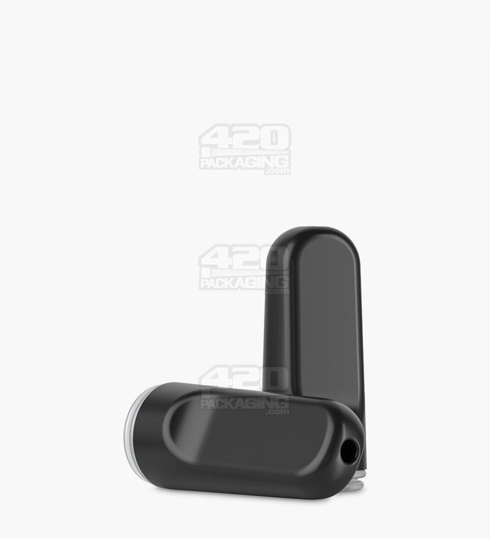 AVD | Flat Vape Mouthpiece for Glass Cartridges | Black Ceramic - Screw On - 600 Count