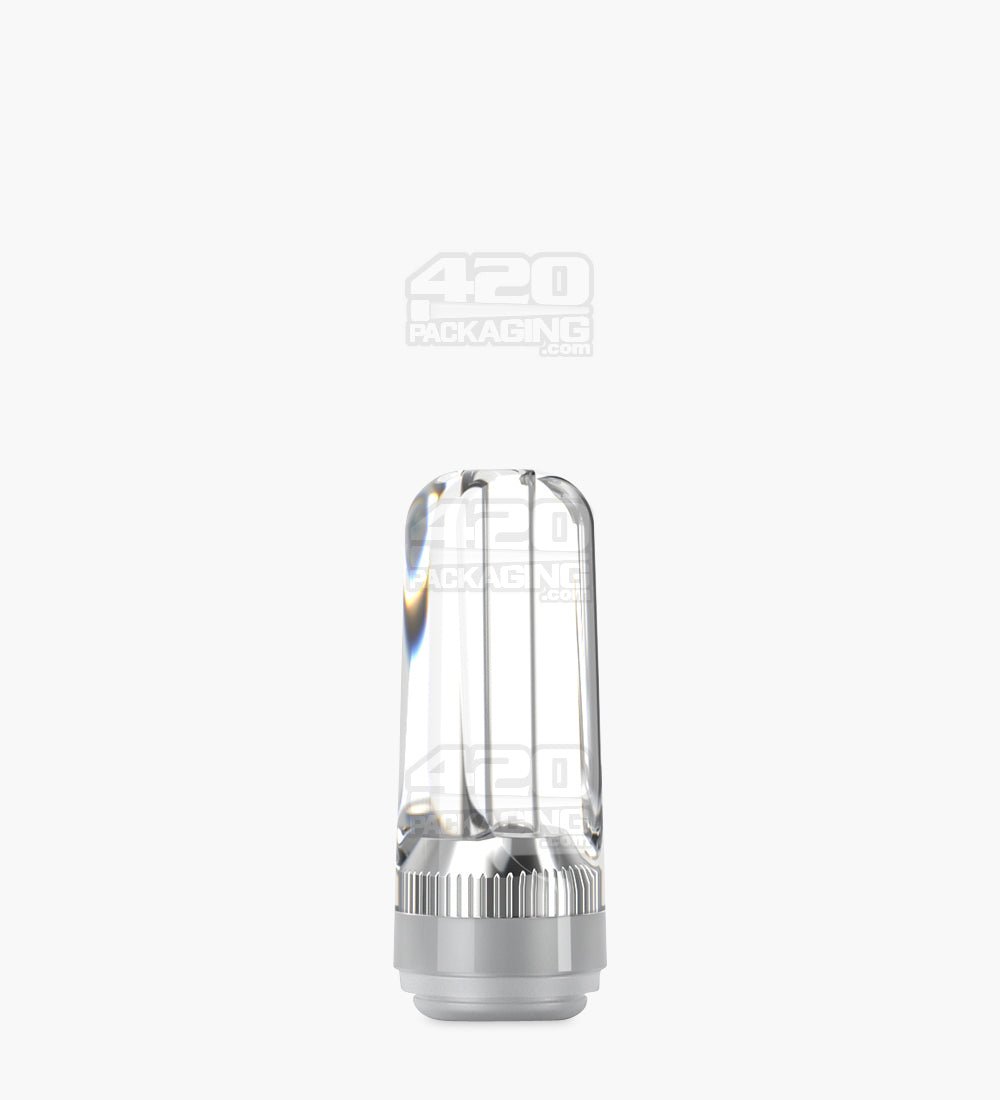 RAE Clear Plastic Flat Vape Mouthpiece for Screw On Plastic Cartridges 400/Box - 2