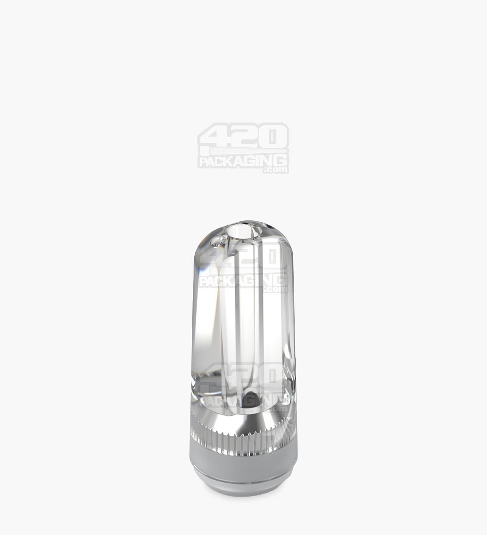 RAE Clear Plastic Flat Vape Mouthpiece for Screw On Plastic Cartridges 400/Box - 3