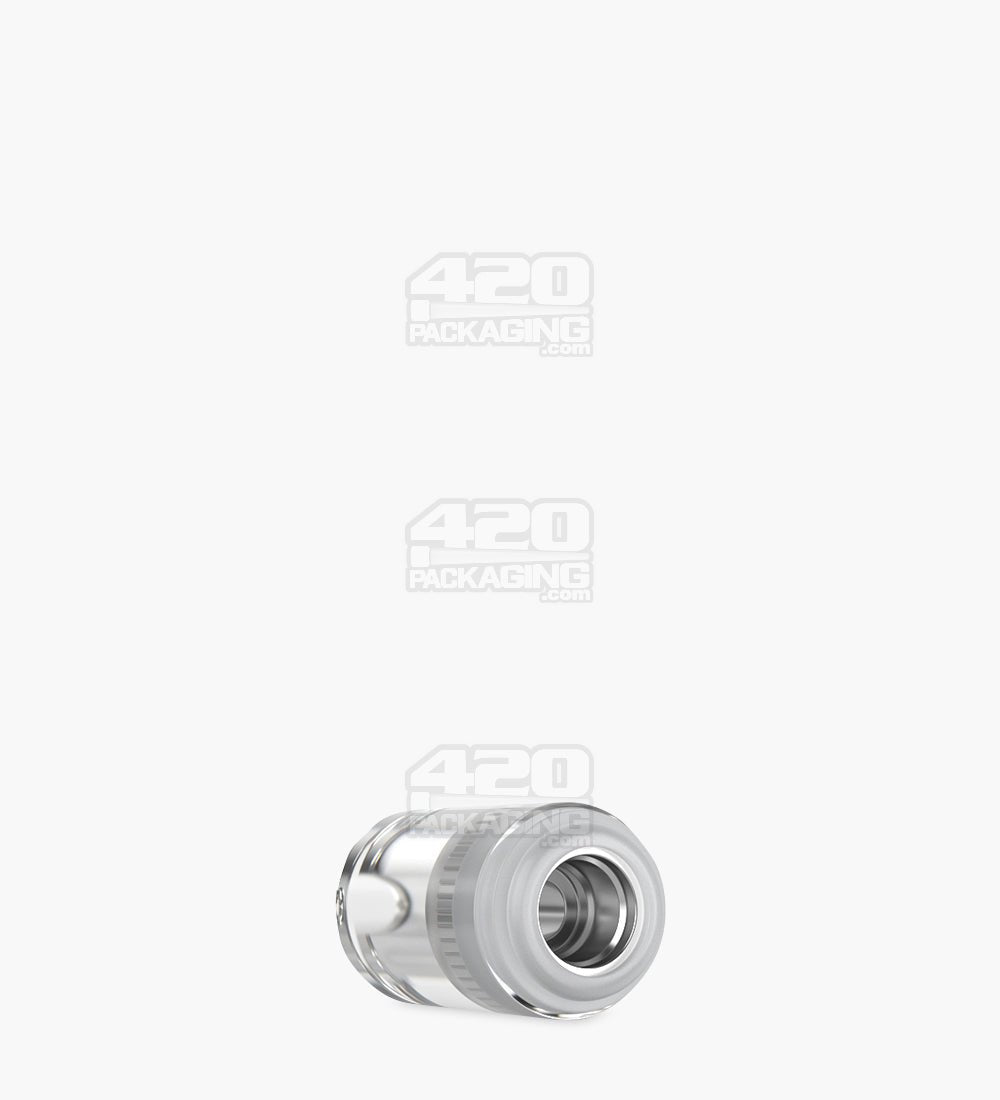 RAE Clear Plastic Round Vape Mouthpiece for Screw On Plastic Cartridges 400/Box - 6