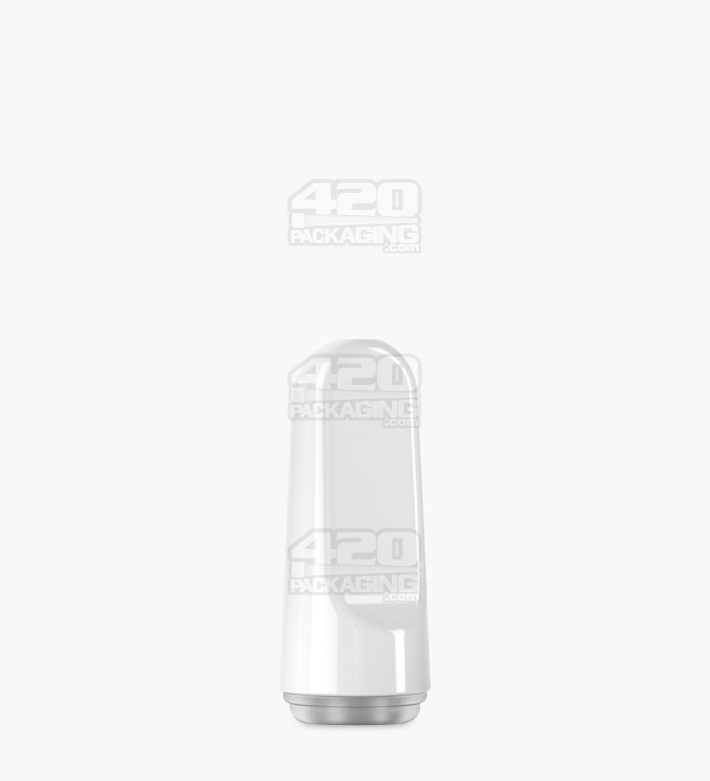 RAE | Flat Vape Mouthpiece for Screw On Ceramic Cartridges | White Ceramic - Screw On - 400 Count