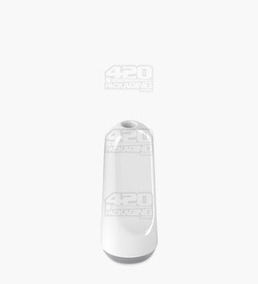 RAE White Ceramic Flat Vape Mouthpiece for Screw On Ceramic Cartridges 400/Box