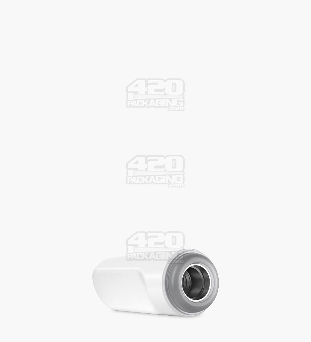 RAE | Flat Vape Mouthpiece for Screw On Ceramic Cartridges | White Ceramic - Screw On - 400 Count