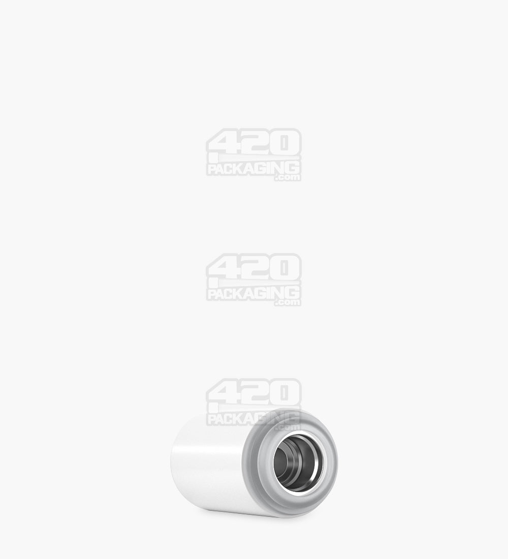 RAE | Round Vape Mouthpiece for Screw On Ceramic Cartridges | White Ceramic - Screw On - 400 Count