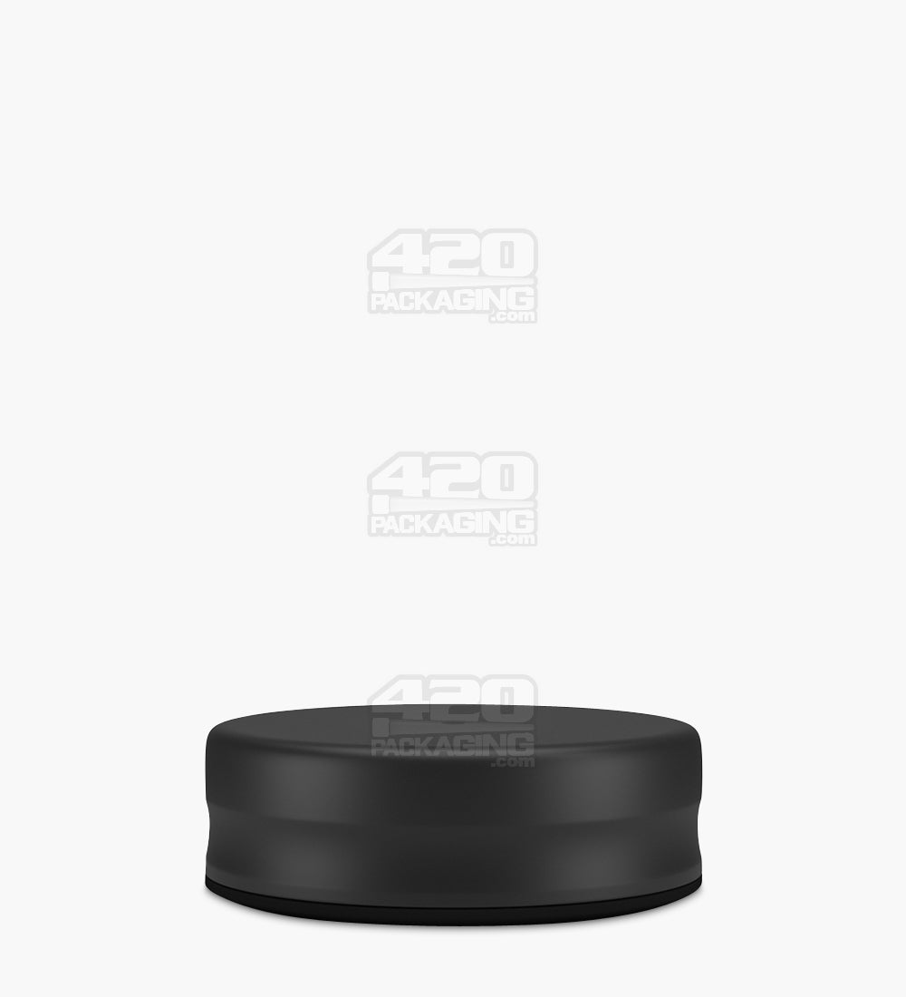 Child Resistant | Pop Can Flower Container w/ Frosted Lid Cover | 26 Dram - Black - 100 Count