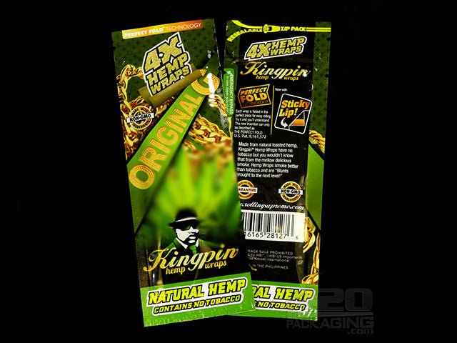 Kingpin Original G Flavor Hemp Wraps 25/Box - 3