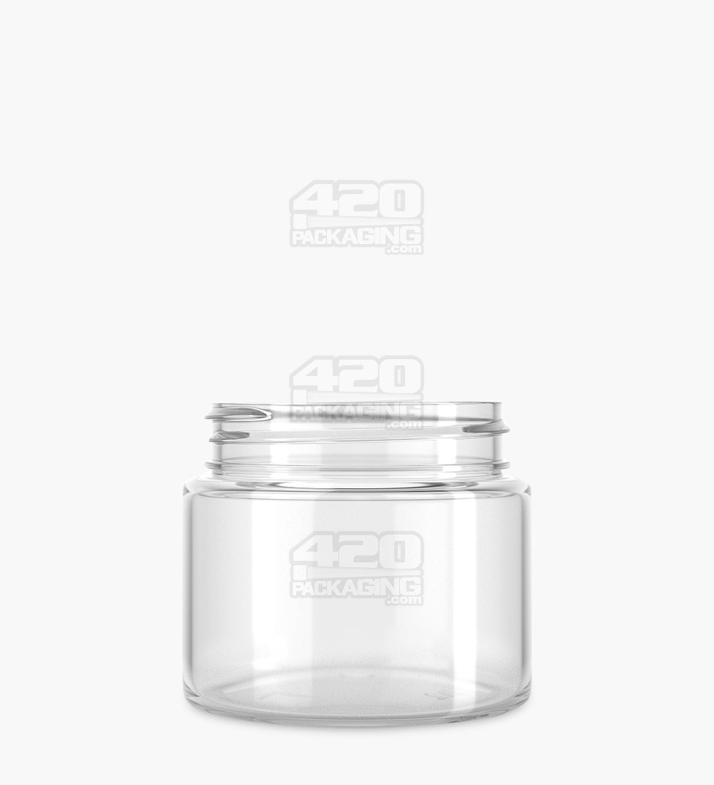 3oz Glass Jar w/ Smooth Black Screw Top Lid ; 150/case