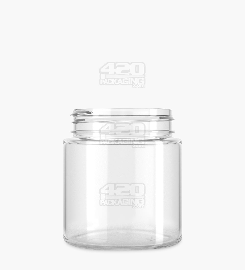 Straight Sided Clear Plastic Jars | 53mm - 4oz - 100 Count