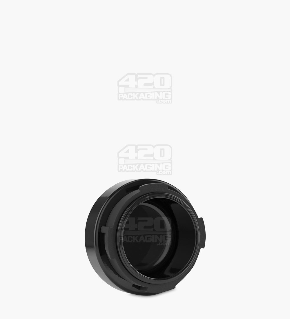 Glossy Black Glass Concentrate Containers | Snap In - 5mL - 400 Count