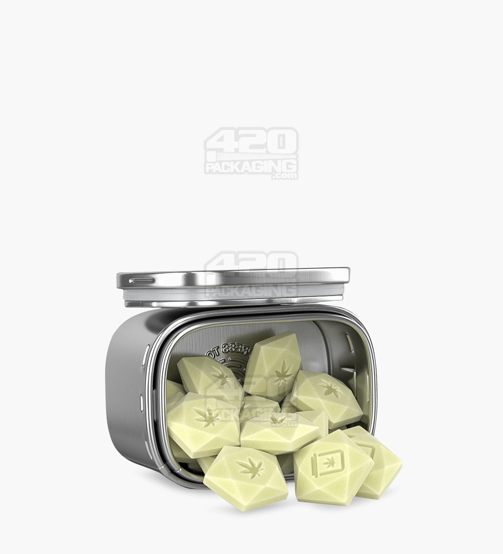 Child Resistant Small 1oz Pushtin Containers 250/Box - 8