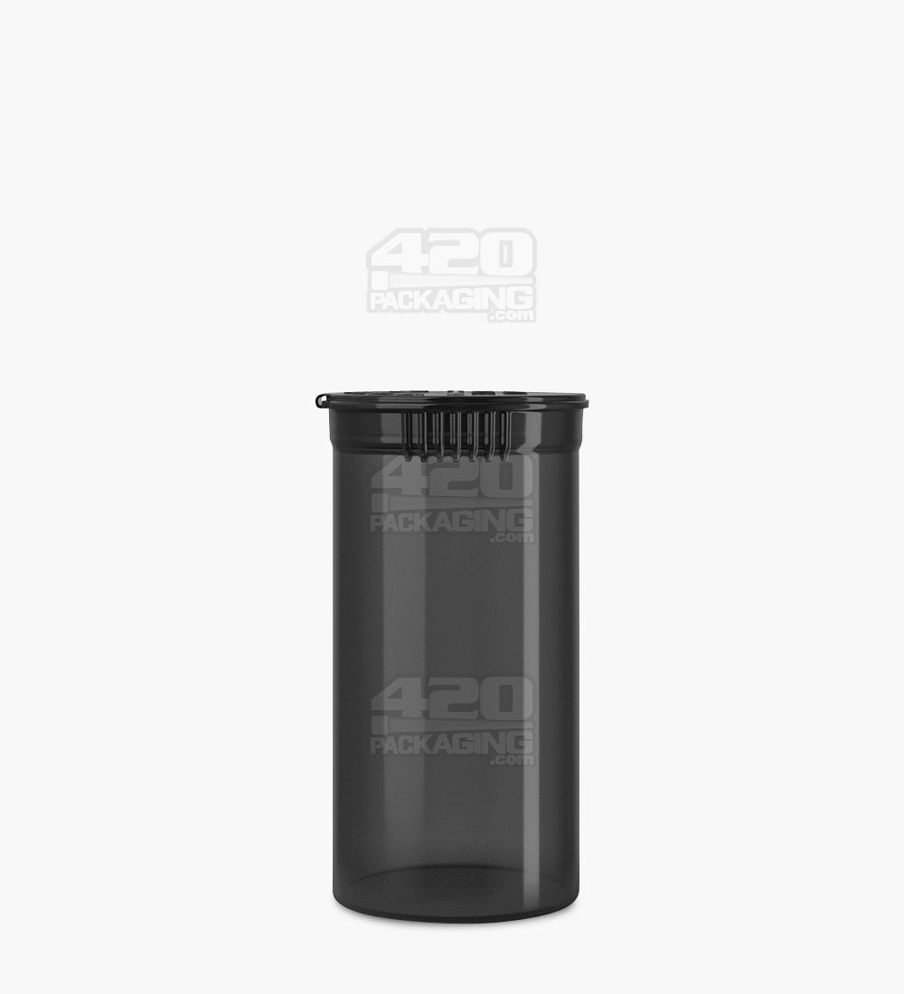 Child Resistant | Transparent Smoke Pop Top Bottles | 13dr - 2g - 315 Count