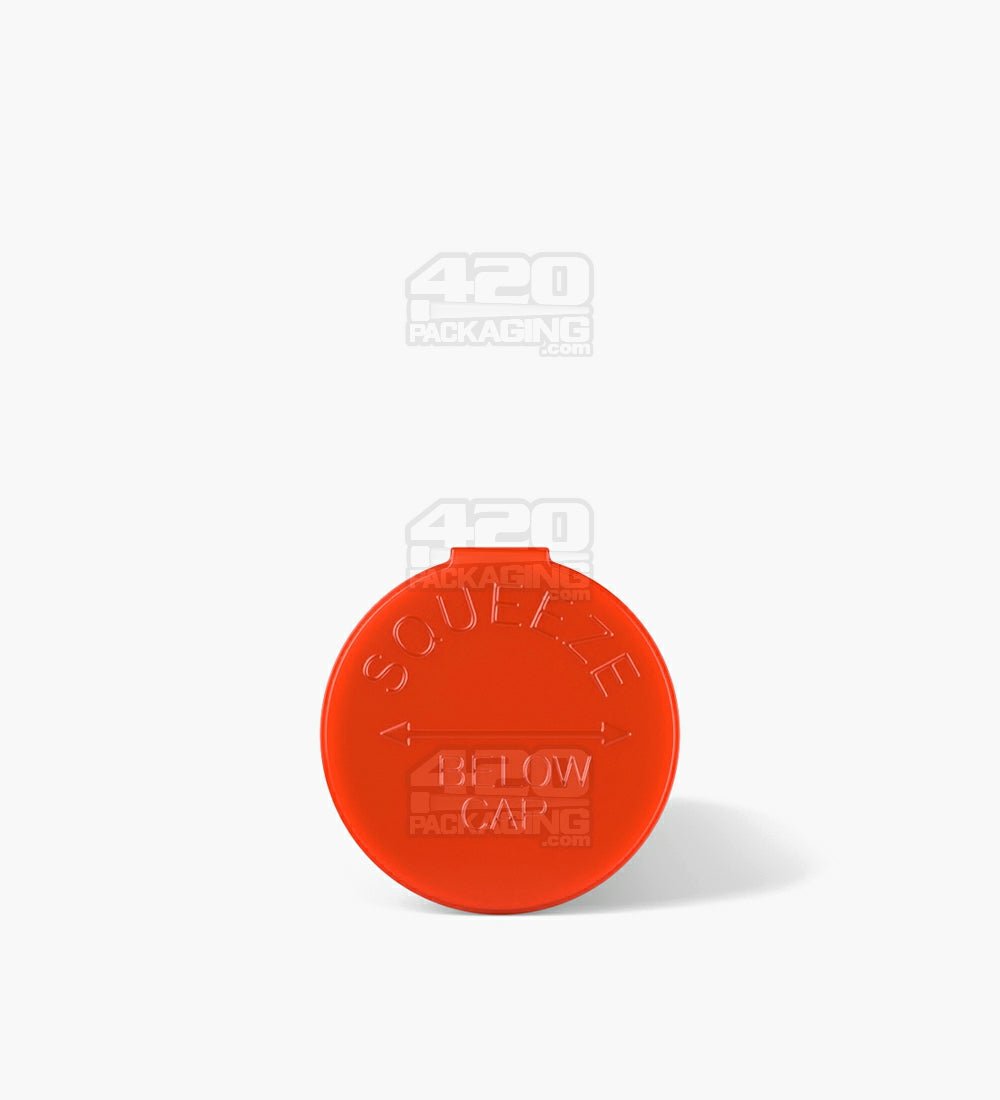60 Dram Opaque Strawberry Child Resistant Opaque Pop Top Bottles 75/Box - 4