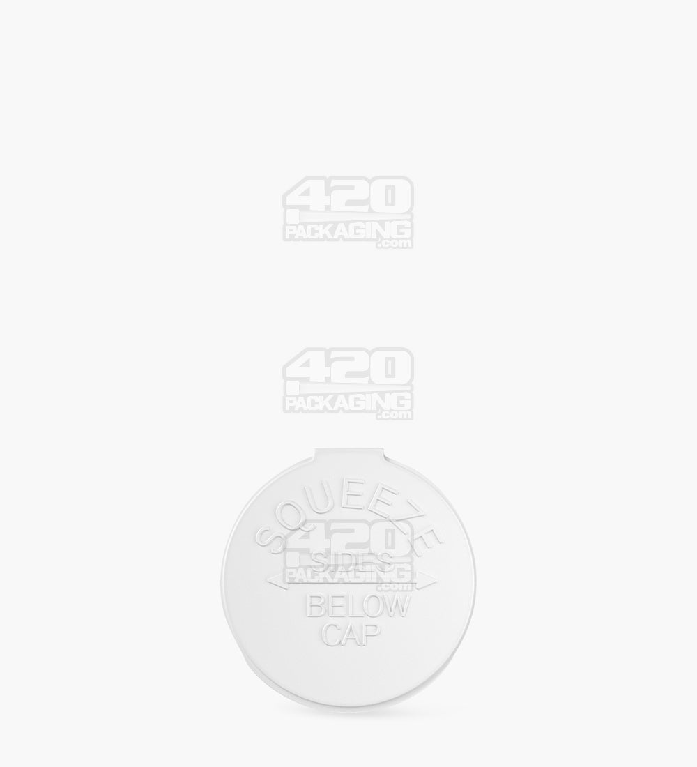 Child Resistant & Sustainable | 100% Biodegradable Opaque White Pop Top Bottles | 19dr - 3.5g - 225 Count