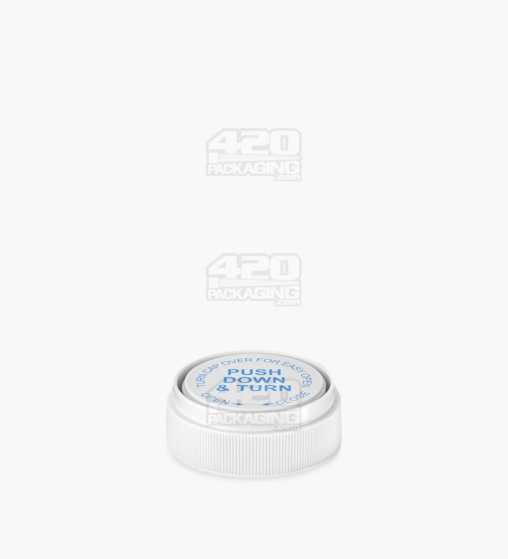 103mm Child Resistant Blue Reversible Cap Vials 190/Box - 11