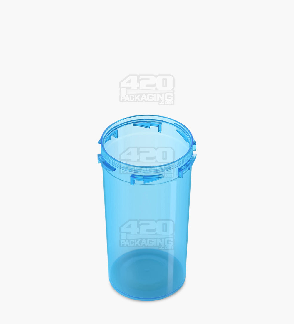 Child Resistant | Blue Reversible Cap Vials | 40dr - 10g - 150 Count