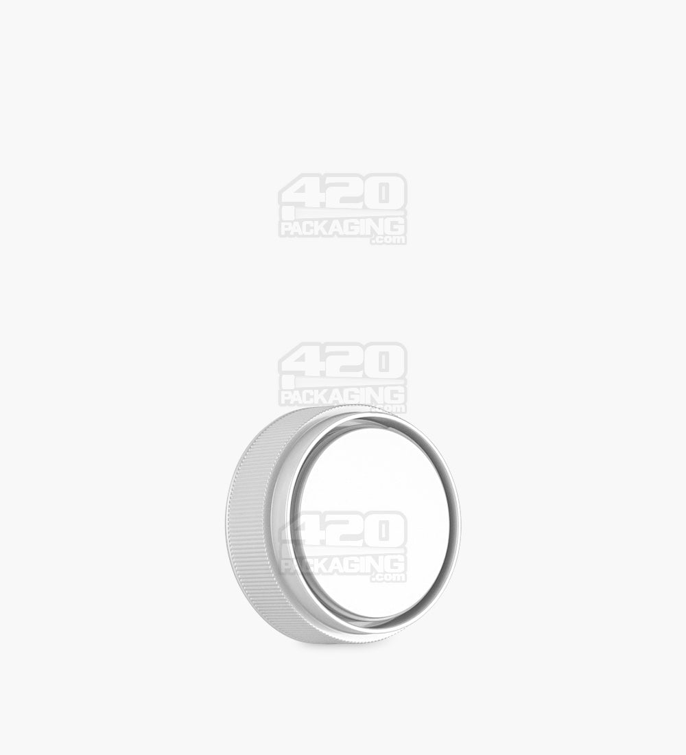 Child Resistant | Opaque Silver Blank Reversible Cap Vials | 20dr - 3.5g - 240 Count