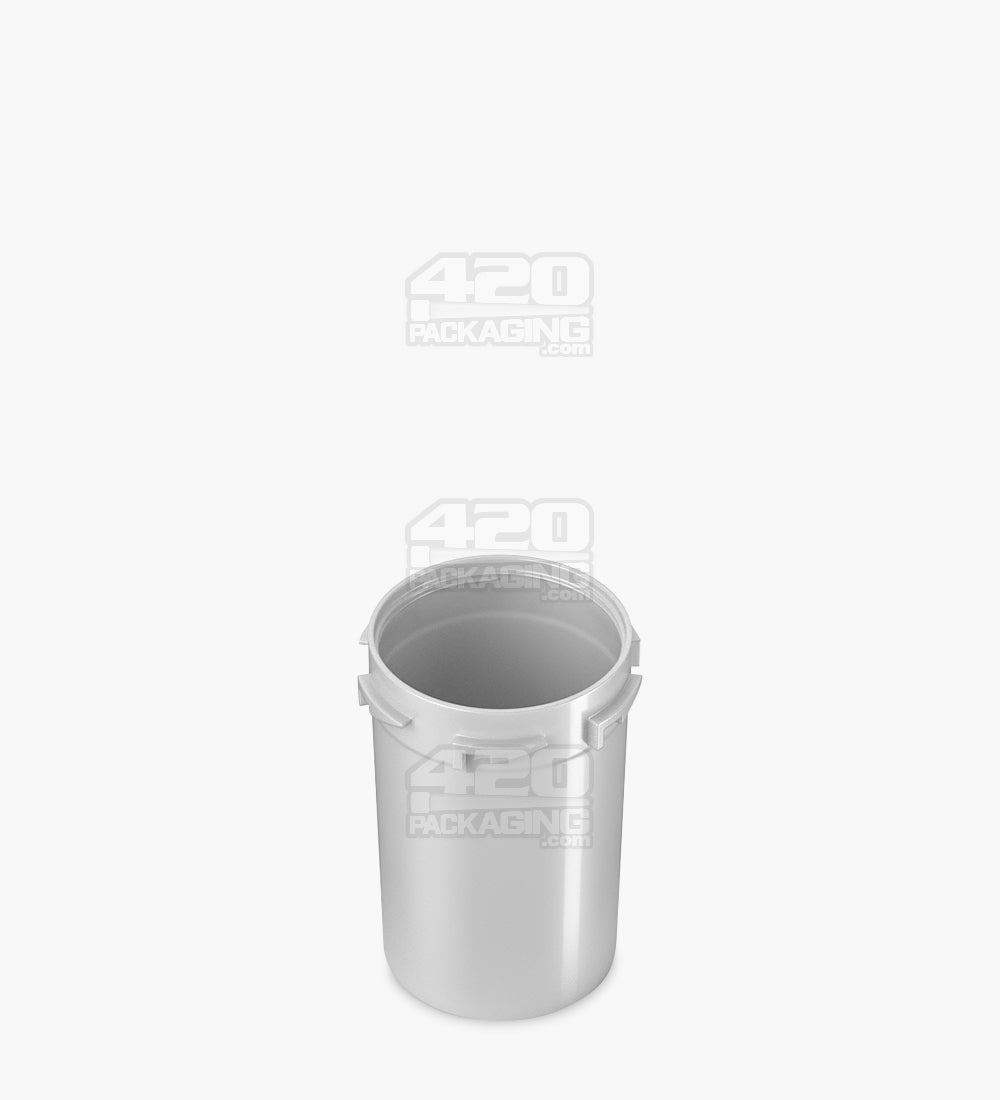 Child Resistant | Opaque Silver Blank Reversible Cap Vials | 20dr - 3.5g - 240 Count