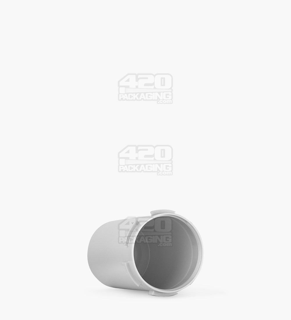 Child Resistant | Opaque Silver Blank Reversible Cap Vials | 20dr - 3.5g - 240 Count