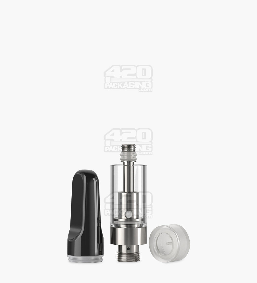 CCELL Liquid6 Glass Vape Cartridge 2mm Aperture 0.5ml w/ Screw On Mouthpiece Connection 100/Box - 8