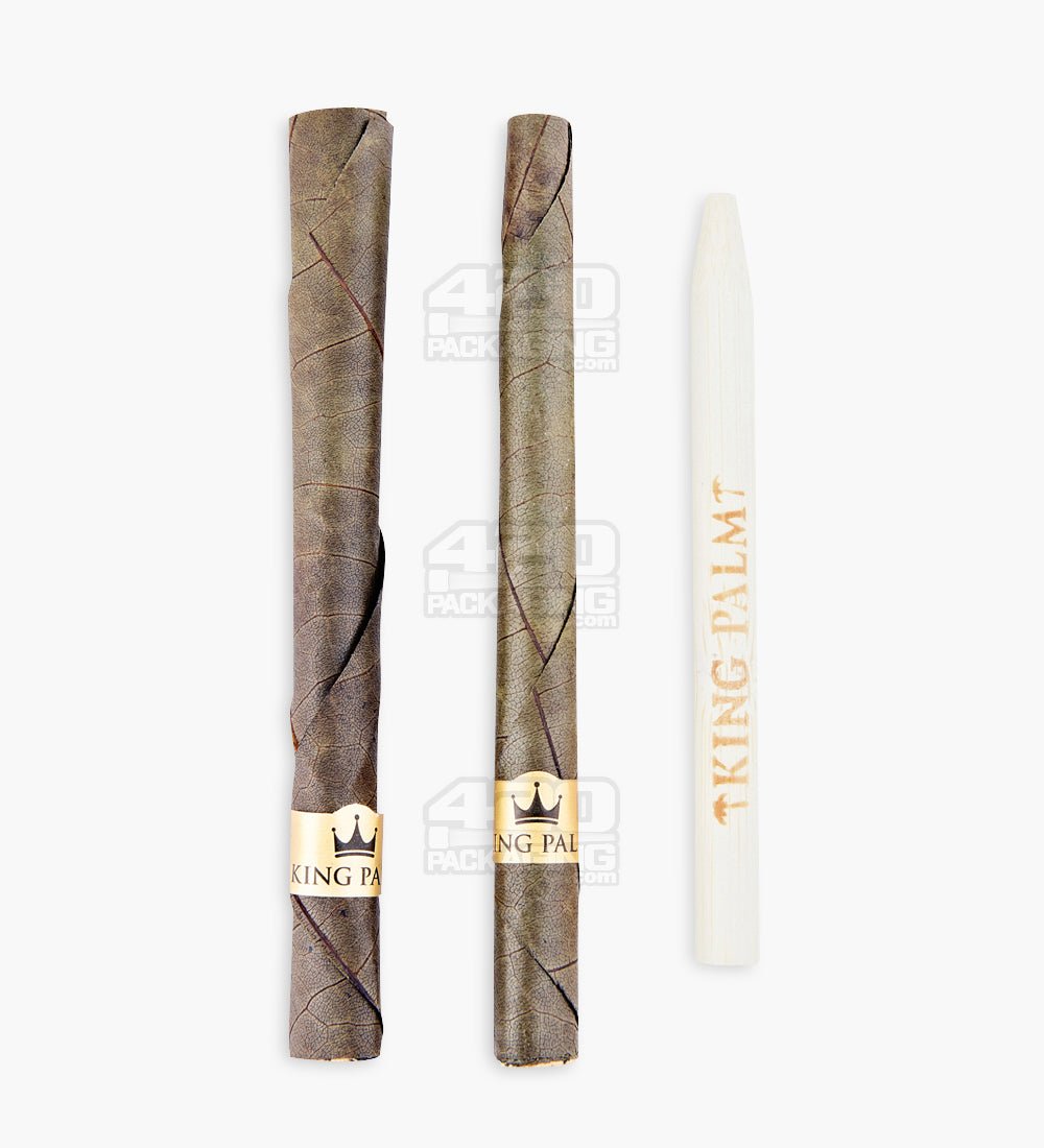 King Palm Berry Terps Natural Slim Leaf Blunt Wraps 20/Box - 5