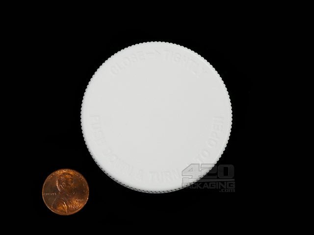 53mm Child Resistant Lid Closure For Screw Top Jars 95/Box Black - 3