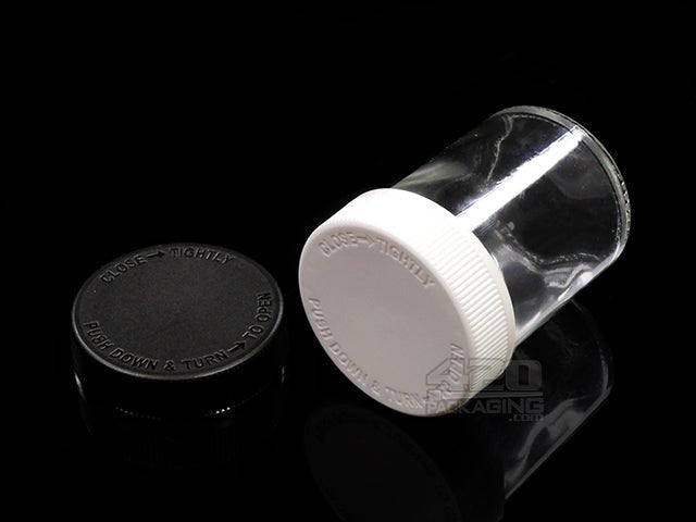 53mm Child Resistant Lid Closure For Screw Top Jars 95/Box Black - 4