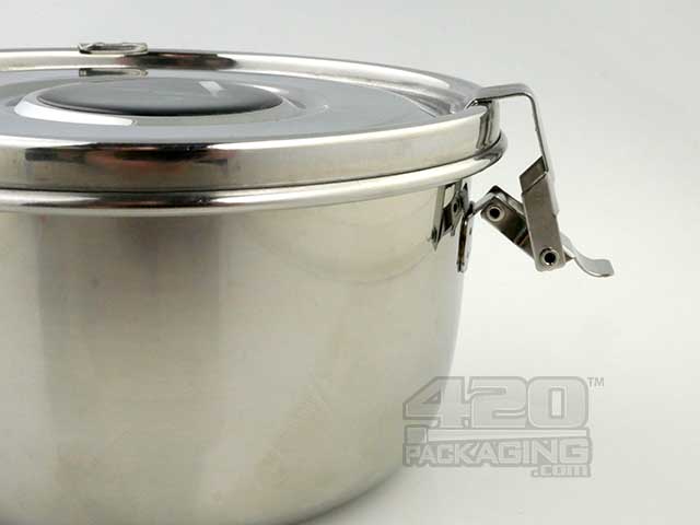 .70 Liter C-Vault Large Metal Storage Jar With Boveda Packs - 4