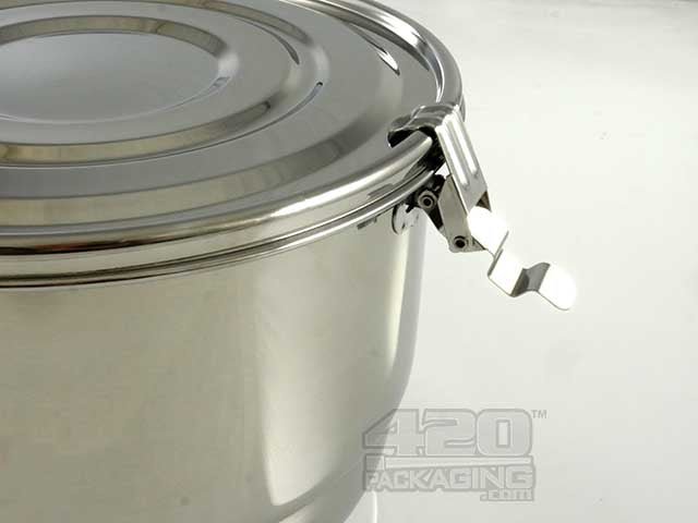 8 Liter C-Vault Metal Storage Jar With Boveda Packs - 4