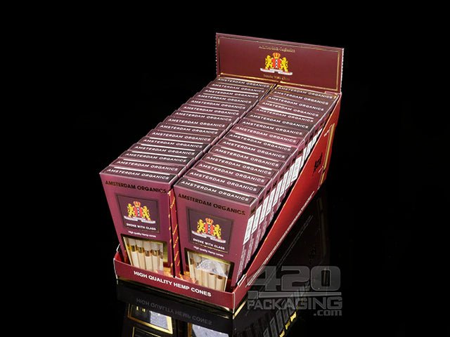 Amsterdam Organics 109mm King Size Hemp Pre Rolled Cones - 1