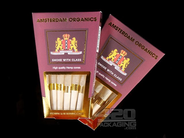 Amsterdam Organics 109mm King Size Hemp Pre Rolled Cones - 2