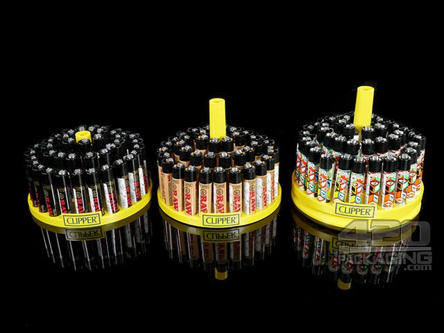 Clipper Lighter Multi Design Tower 156/Box - 4