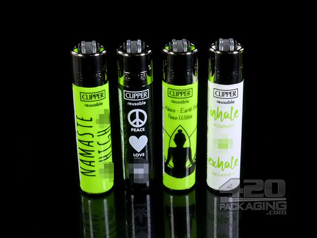 Clipper Lighter Sayings 7 Design 48/Box - 1