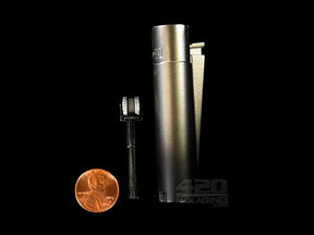 Black Gradient Metal Clipper Lighters 12/Box - 3
