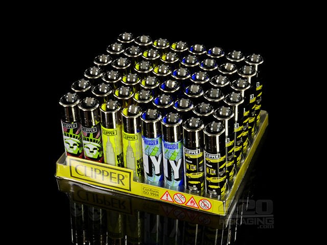 Clipper Lighter New York Designs 48/Box - 3