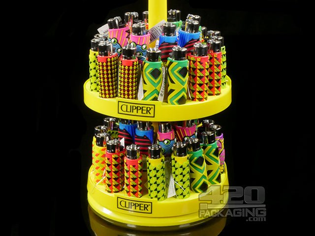 Clipper Lighter Two Tier POP Cover Tower 48/Box - 2