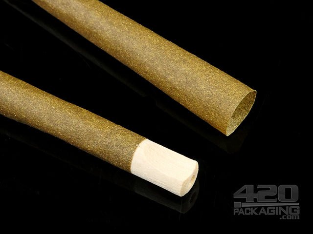 Cyclones 80mm Sugar Cane Flavored Hemp Cones With Wood Tips 330/Box - 3