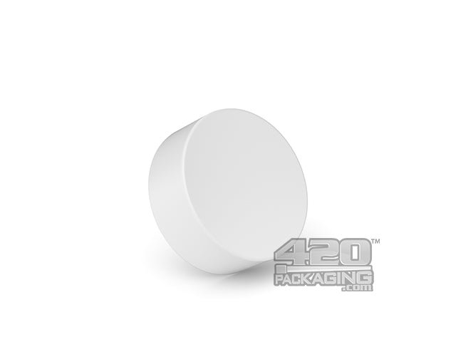 38mm Smooth Push and Turn Child Resistant Plastic Caps With Foil Liner - White - 320/Box - 4