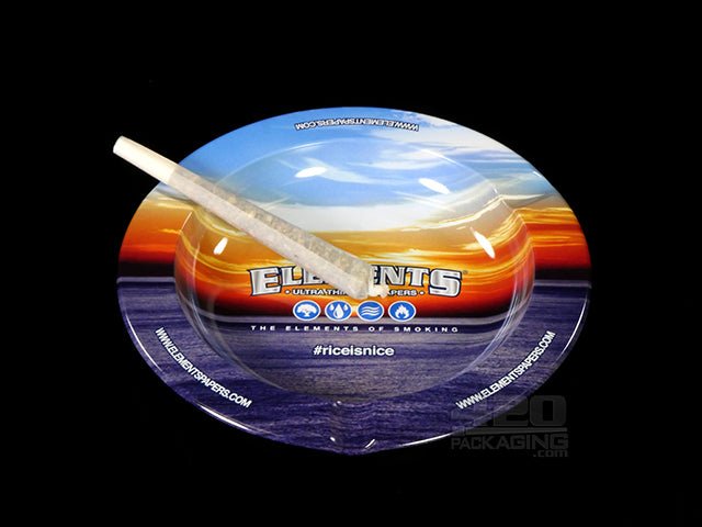 Elements Mini Round Magnetic Metal Ashtray - 3