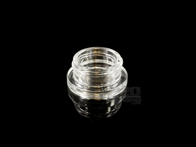 9ml Glass Clear Jars With White Child Resistant Screw Top Lid 320/Box - 3