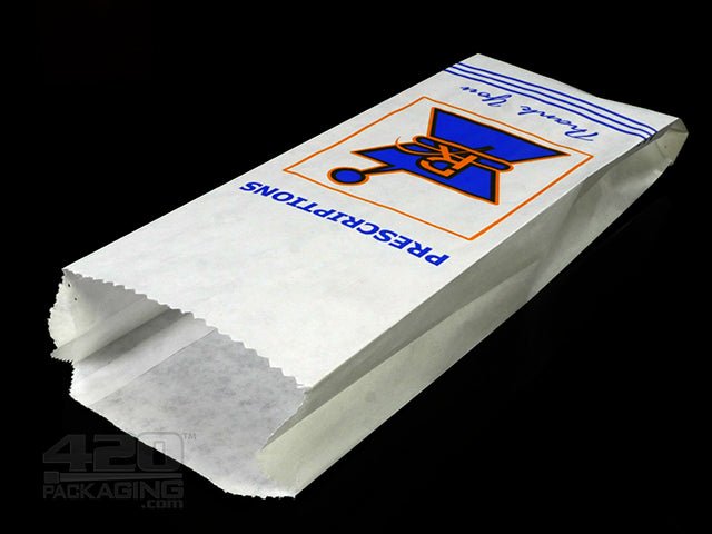 Small Kraft Pharmacy Prescription Paper Bags 1000/Box - 4