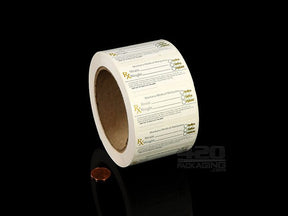 Montana Medical RX Labels 1000/Roll - 2