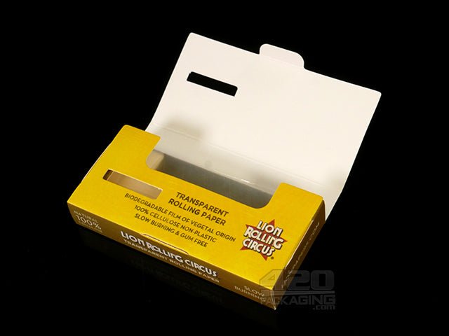 Lion Rolling Circus Transparent 1 1-4 Size Rolling Papers 10/Box - 3